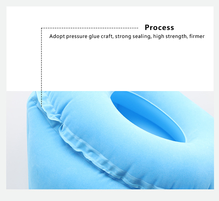 Inflatable travel flocking sleeping pillow DFT-309 (5).JPG