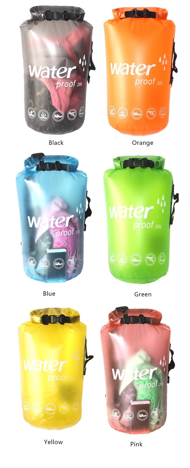 Transparent jelly waterproof bag DFT-601 (8).jpg