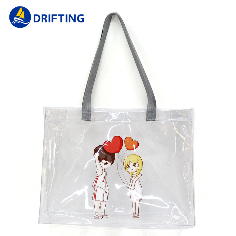 PVC Transparent Handbags Shoulder Bag Fashion handbag DFT-1805 (1).jpg