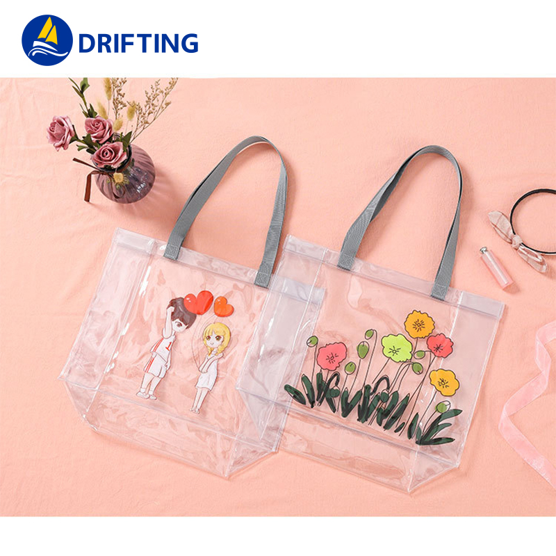 PVC Transparent Handbags Shoulder Bag Fashion handbag DFT-1805 (6).jpg
